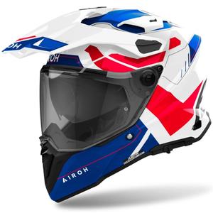Airoh Commander 2 Reveal enduro bukósisak fényes kék-piros