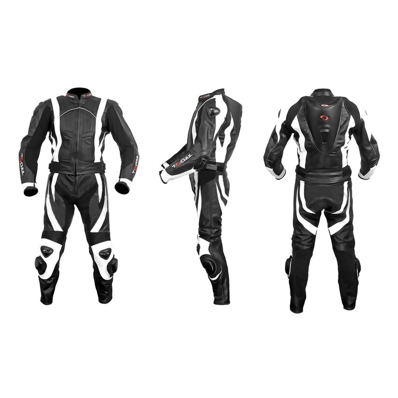 Férfi kabát Tschul 787 fekete-fehér akció kiárusítás