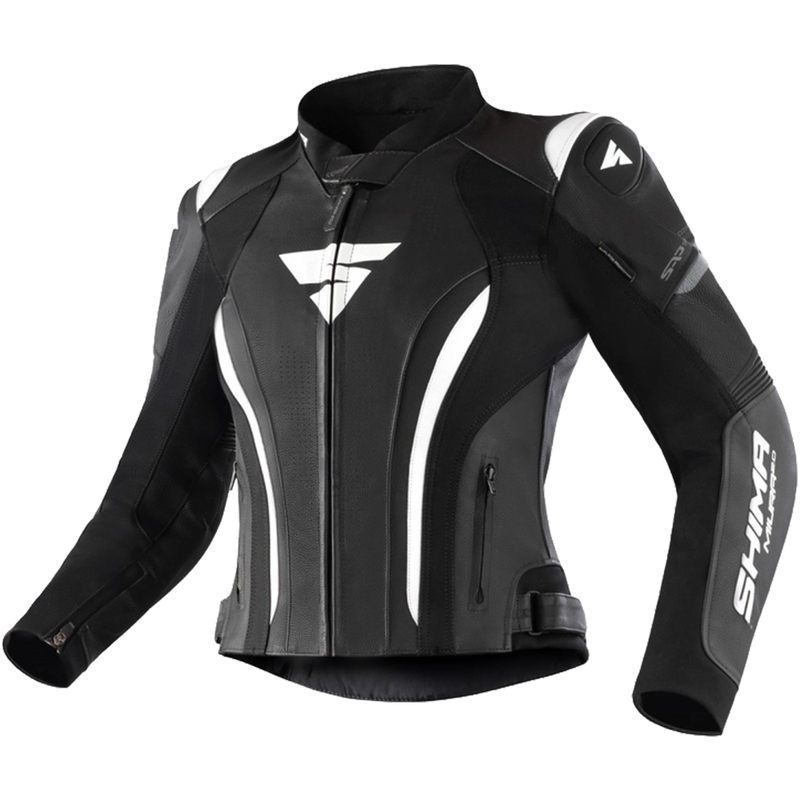 Shima Miura 2.0 női motoros kabát fekete-fehér