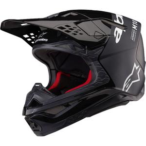 Alpinestars Supertech S-M10 Flood motokrossz bukósisak fekete-sötétszürke