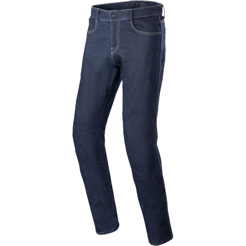 Alpinestars Radon Relaxed Fit Denim motoros farmer koptatott kék