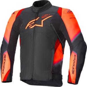 Alpinestars T-SP 1 2 Waterproof motoros kabát fekete-fluo piros