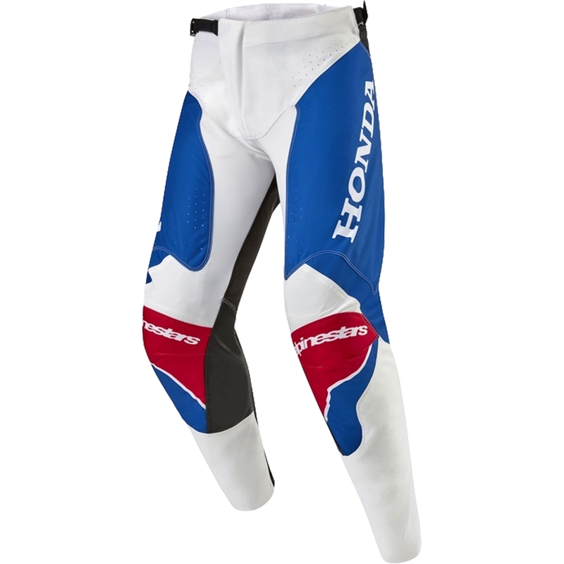 Alpinestars Racer Iconic Honda kollekció motocross nadrág fehér-kék-piros-fekete