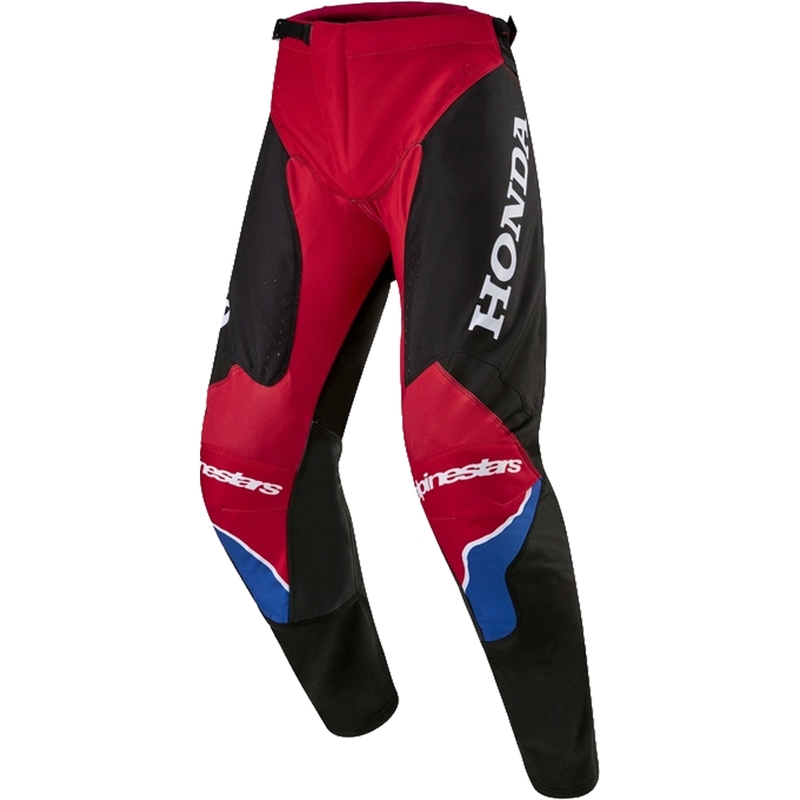 Alpinestars Racer Ikonikus Honda motocross nadrág kollekció piros-fekete-kék-fehér