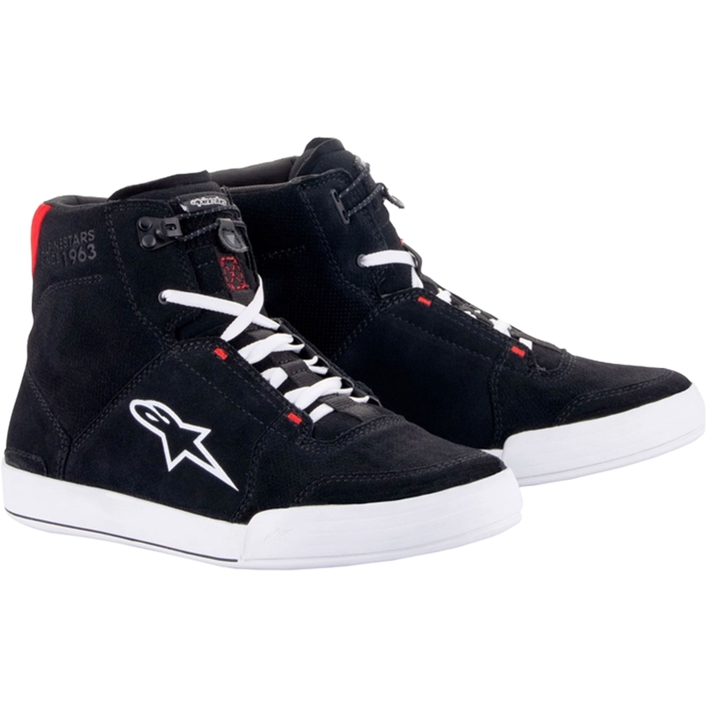 Alpinestars Chrome motorkerékpár csizma fekete-fehér-piros