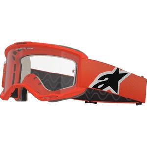 Alpinestars Vision 5 Corp motocross szemüveg narancssárga, átlátszó plexivel
