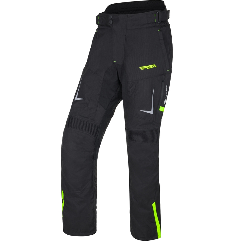 RSA EXO 2 motoros nadrág fekete-fluo sárga