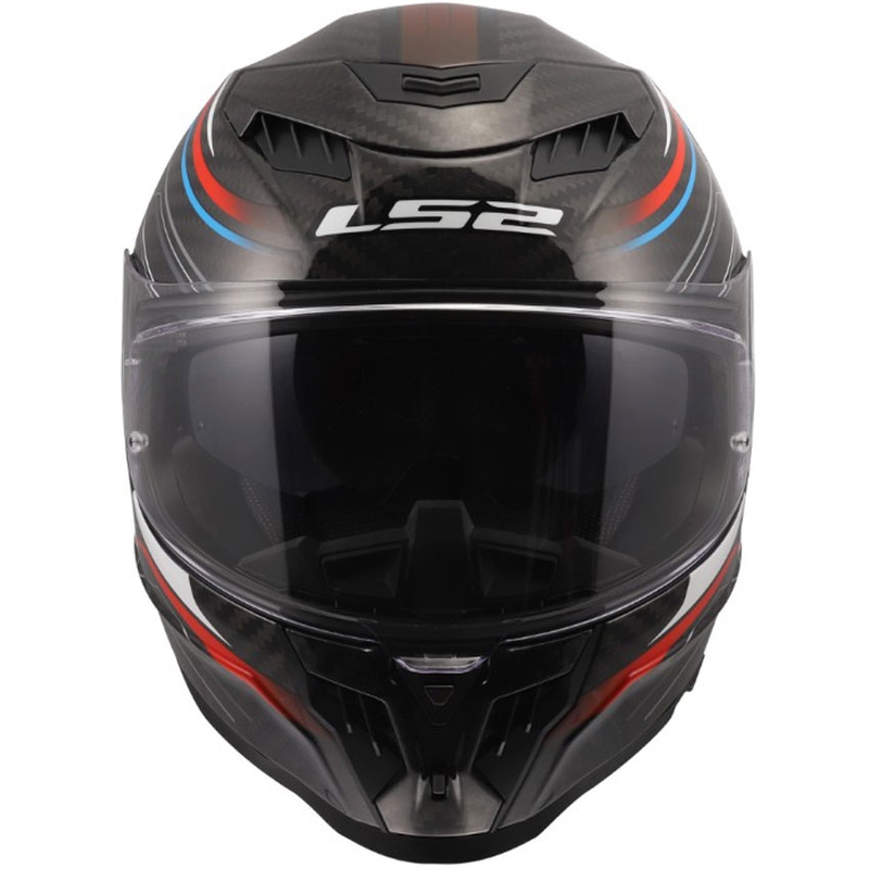 LS2 FF807 Dragon Subic zárt motoros bukósisak fényes fehér-kék-piros