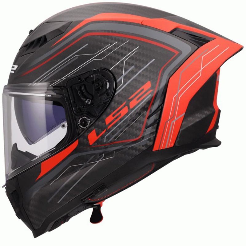 LS2 FF807 Dragon Subic zárt motoros bukósisak piros