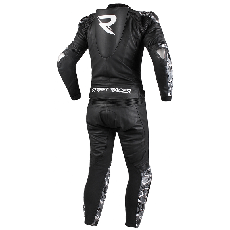 Férfi overál Street Racer Pattern fekete-szürke kiárusítás