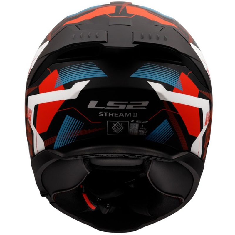 LS2 FF808 Stream II Mika zárt motoros bukósisak matt fehér-kék