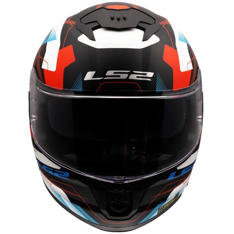 LS2 FF808 Stream II Mika zárt motoros bukósisak matt fehér-kék