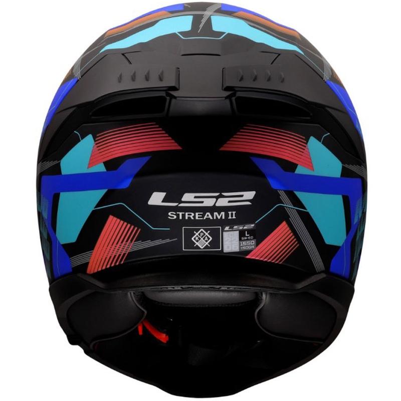 LS2 FF808 Stream II Mika zárt motoros bukósisak fekete-kék