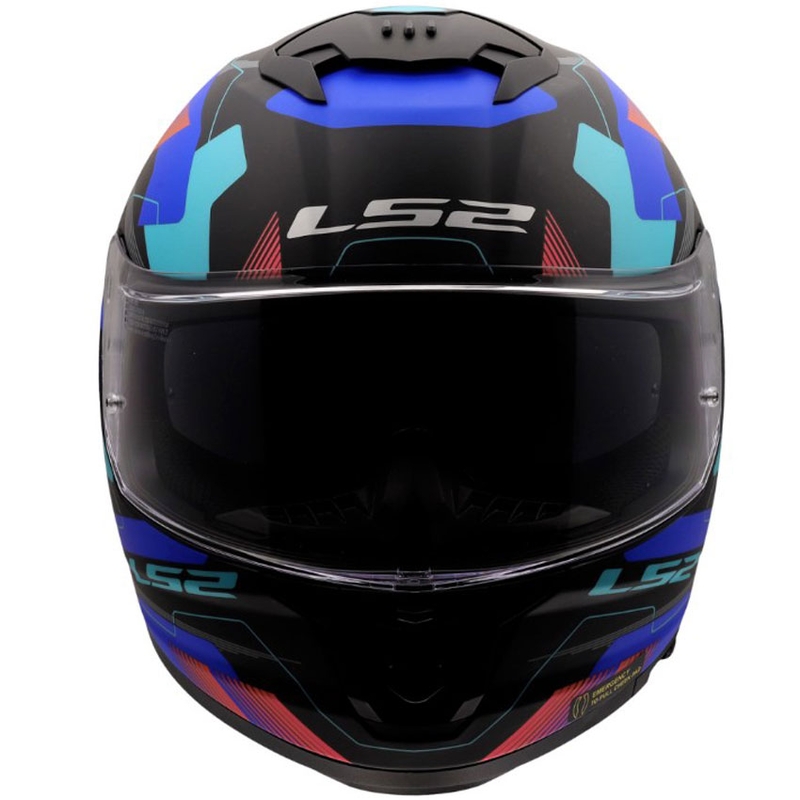 LS2 FF808 Stream II Mika zárt motoros bukósisak fekete-kék