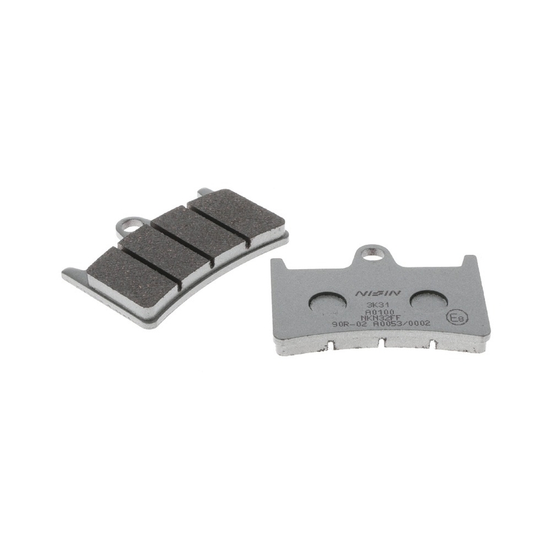 NISSIN fékbetét félmetál keverék 69.8x50.7x8.5 mm 2 darab