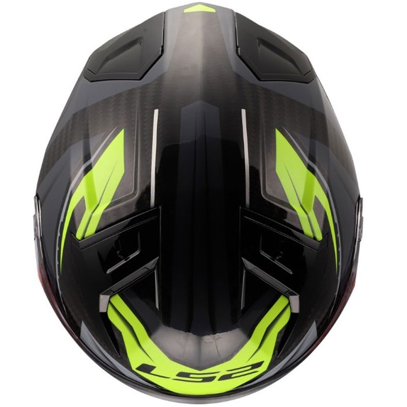 LS2 FF811 Vector II C Savage zárt motoros bukósisak fényes H-V sárga
