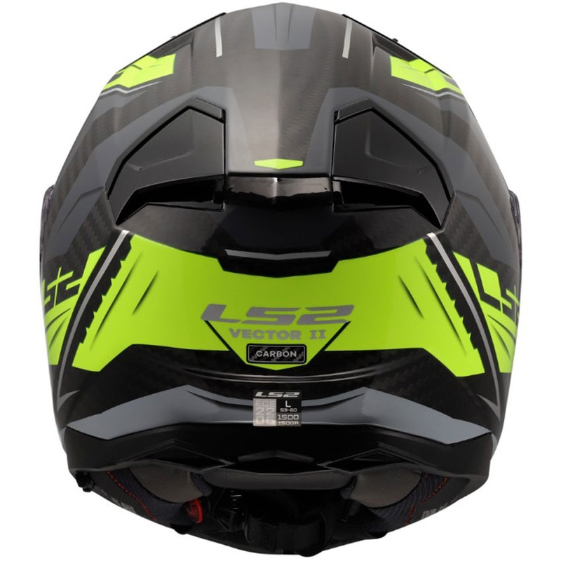 LS2 FF811 Vector II C Savage zárt motoros bukósisak fényes H-V sárga