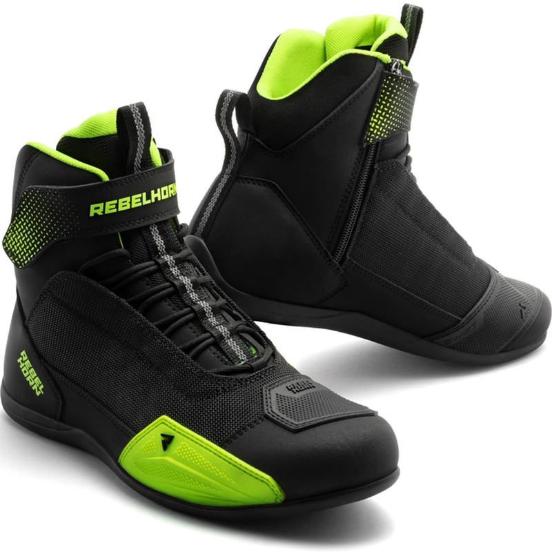 Rebelhorn Swift motoros cipő fekete-fluo sárga