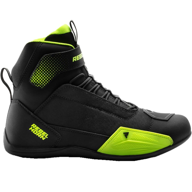 Rebelhorn Swift motoros cipő fekete-fluo sárga