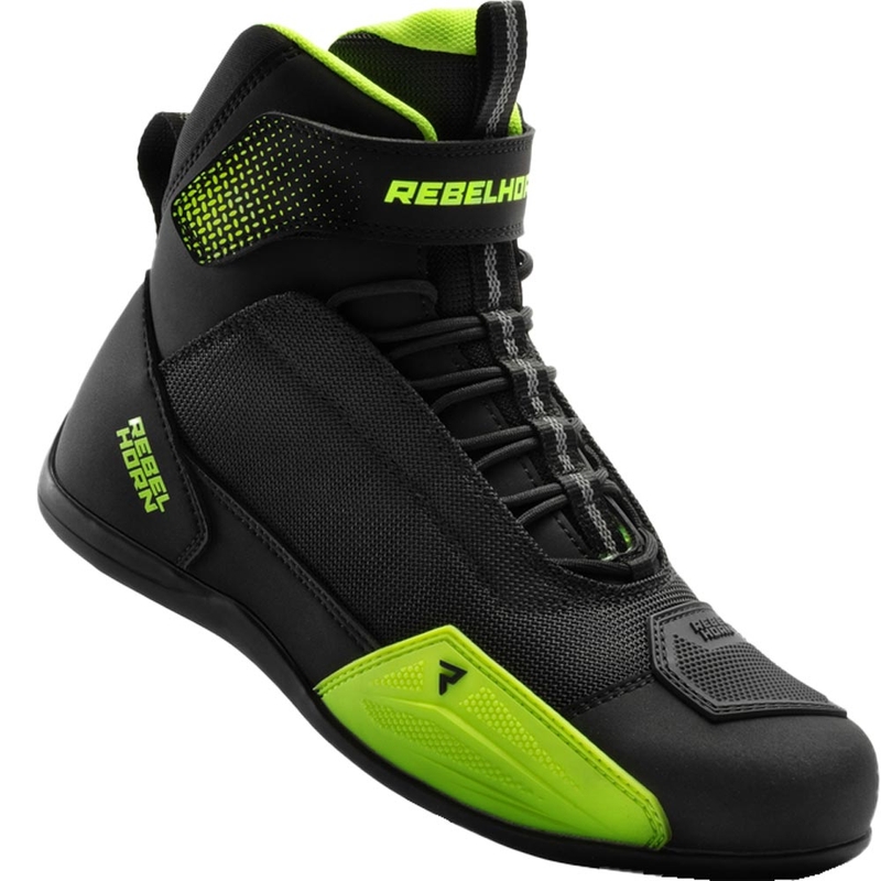 Rebelhorn Swift motoros cipő fekete-fluo sárga