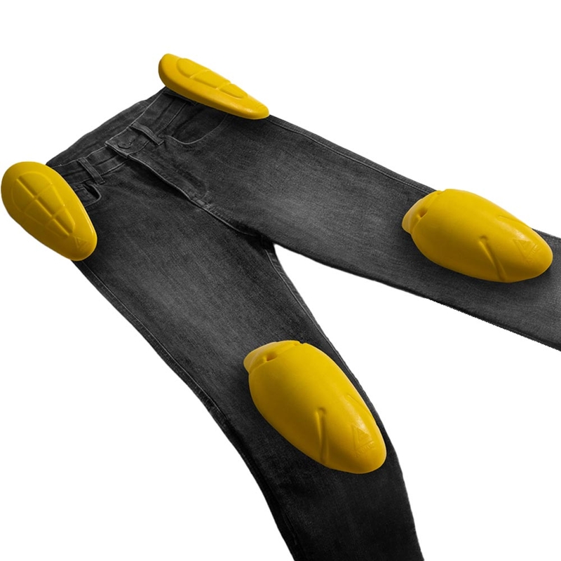 Rebelhorn Classic Monolayer hosszabbított motoros farmer koptatott fekete