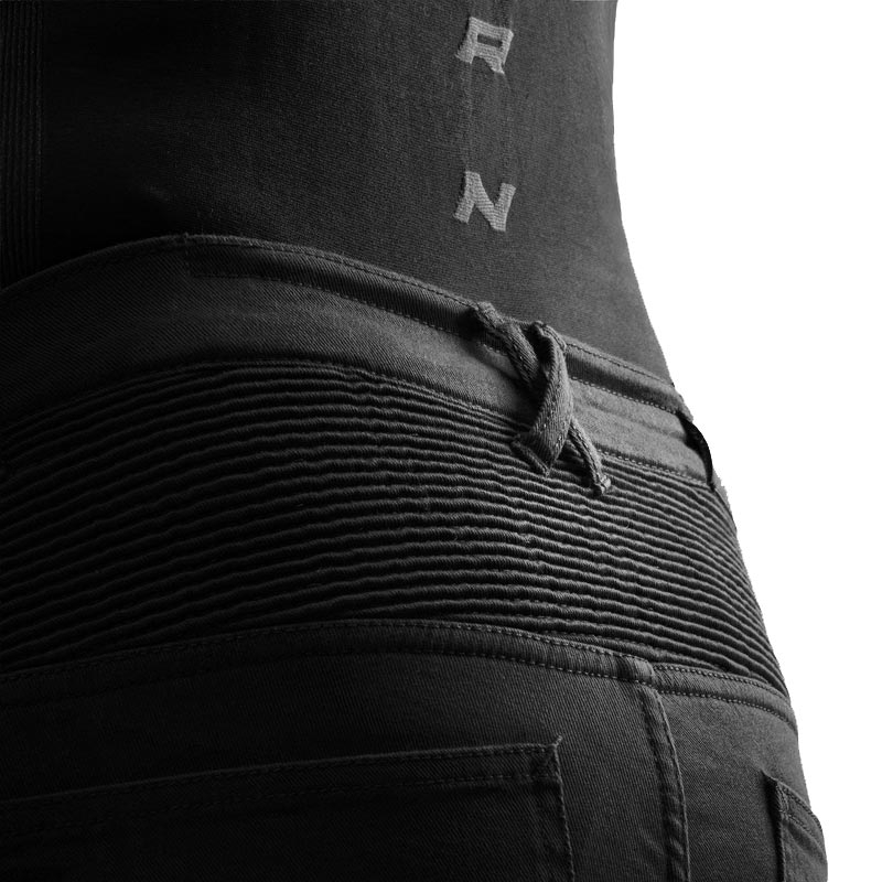 Rebelhorn Faster rövidített motoros farmer fekete