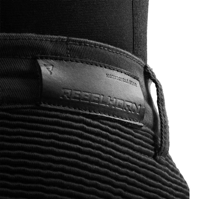 Rebelhorn Faster rövidített motoros farmer fekete