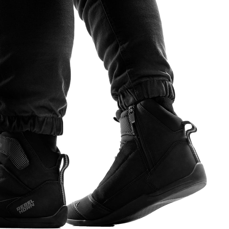 Rebelhorn Faster női rövidített motoros farmer fekete