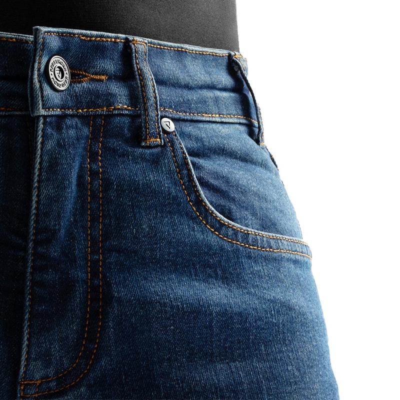 Rebelhorn Classic Monolayer női motoros farmer koptatott kék