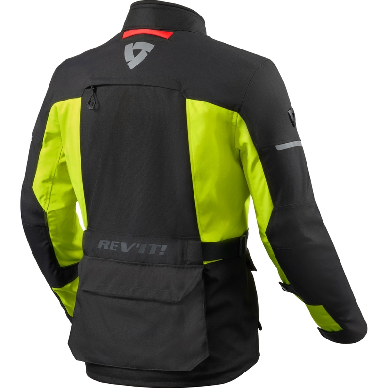 Revit Outback 5 H2O motoros kabát fekete-fluo sárga