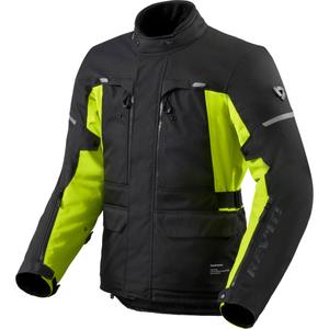 Revit Outback 5 H2O motoros kabát fekete-fluo sárga