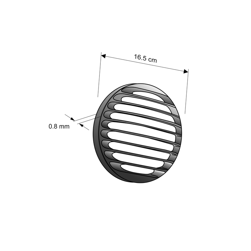 Headlight protector CUSTOMACCES MAX ezüst
