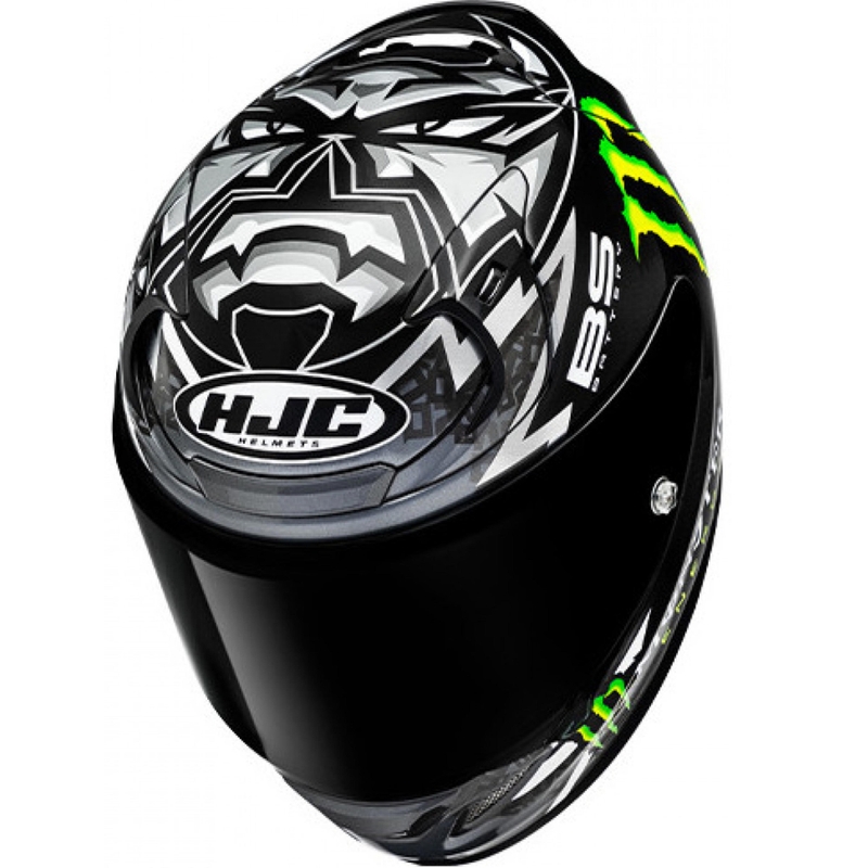 HJC RPHA 12 Quartararo Replica BL MC5 zárt motoros bukósisak fekete