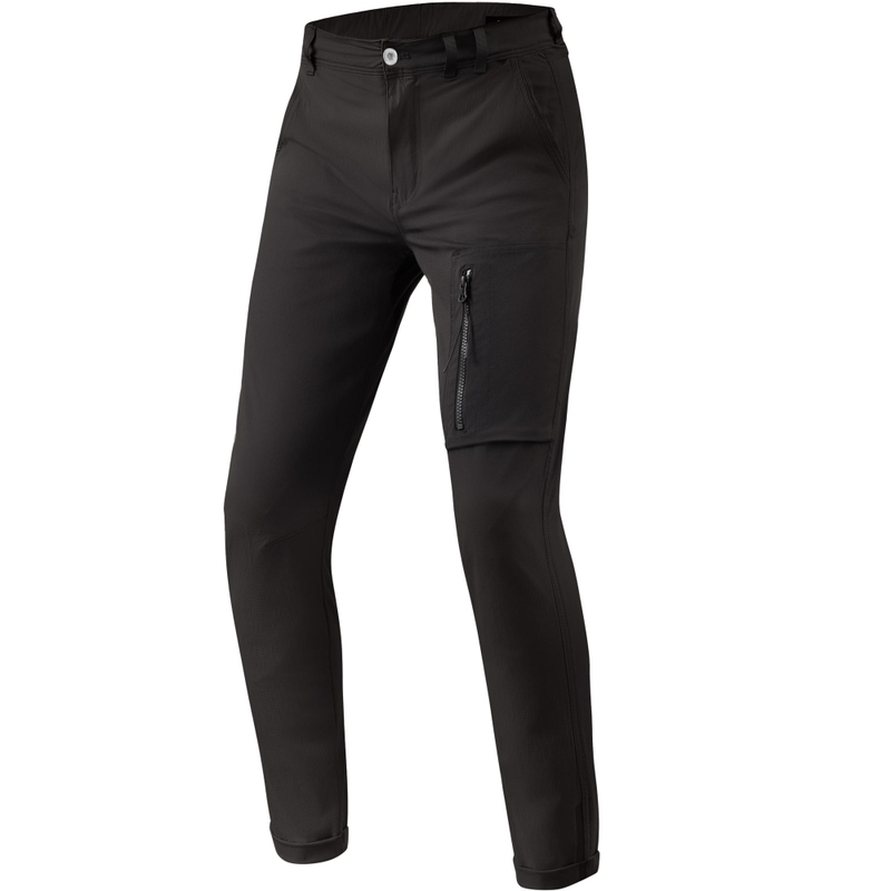 Revit Chino Terry Skinny extra rövidített motoros farmernadrág fekete