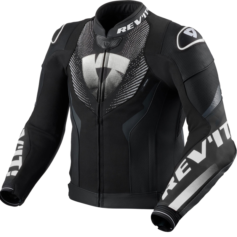 Revit Hyperspeed 3 Air motoros bőrkabát fekete-fehér