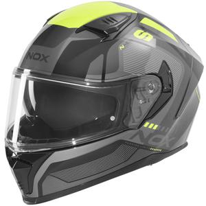 NOX N402 Mentor zárt motoros bukósisak fekete-fluo sárga