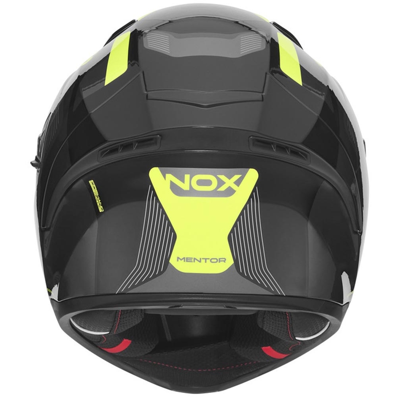 NOX N402 Mentor zárt motoros bukósisak fekete-fluo sárga