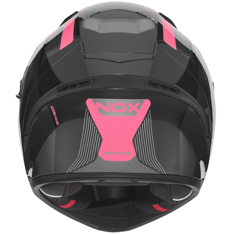 NOX N402 Mentor zárt motoros bukósisak fekete-rózsaszín