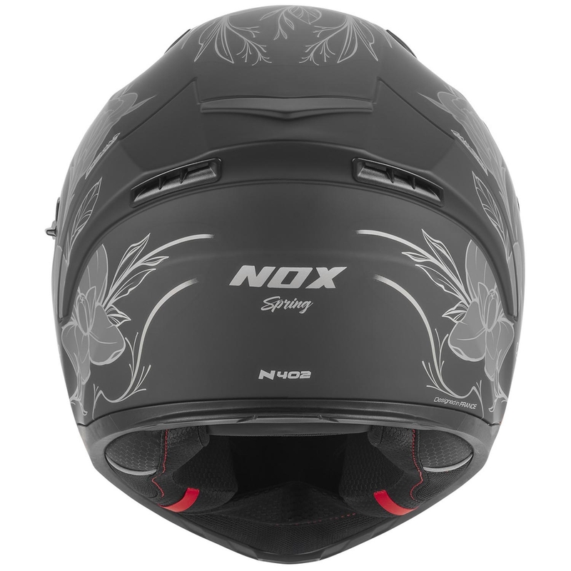 NOX N402 Spring zárt motoros bukósisak matt fekete-ezüst