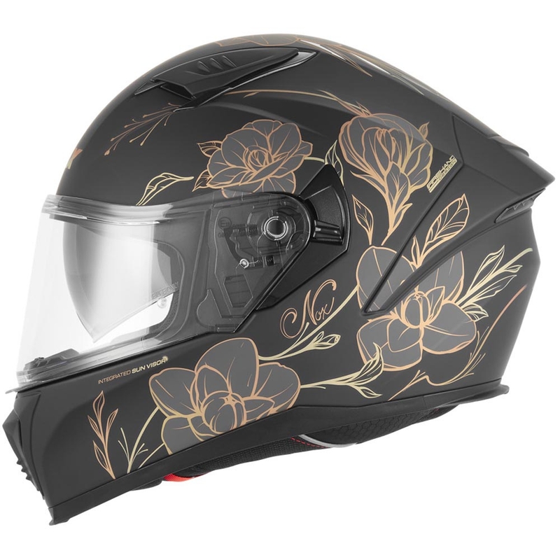 NOX N402 Spring zárt motoros bukósisak matt fekete-arany