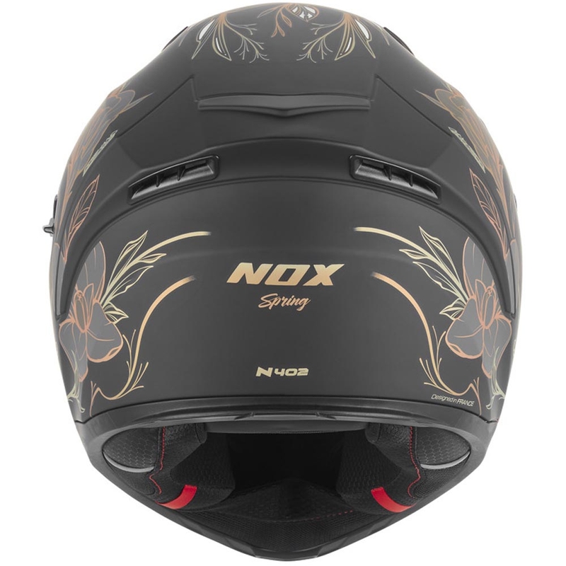NOX N402 Spring zárt motoros bukósisak matt fekete-arany