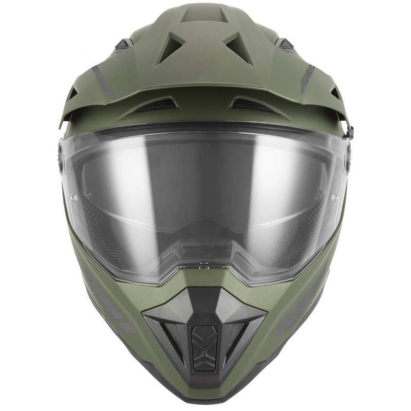 NOX N350 enduro motoros bukósisak khaki zöld