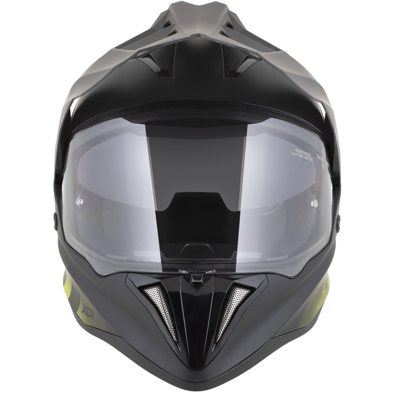 ZED XD1 enduro motoros bukósisak matt fekete-fluo sárga