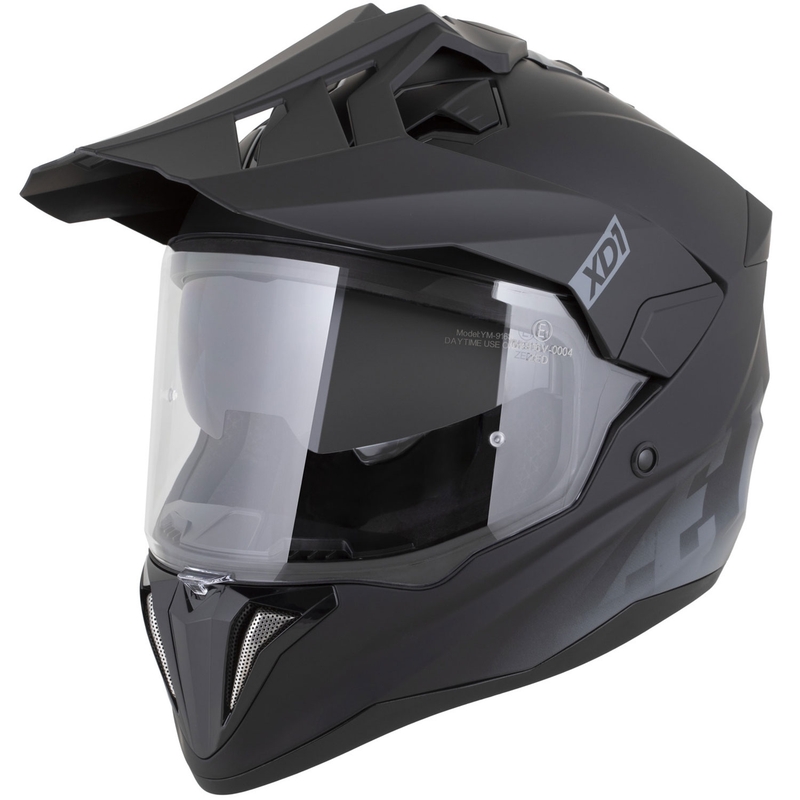 ZED XD1 enduro motoros bukósisak matt fekete-sötét szürke