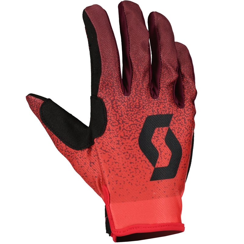 SCOTT 350 DIRT EVO motokrossz kesztyű piros-fekete