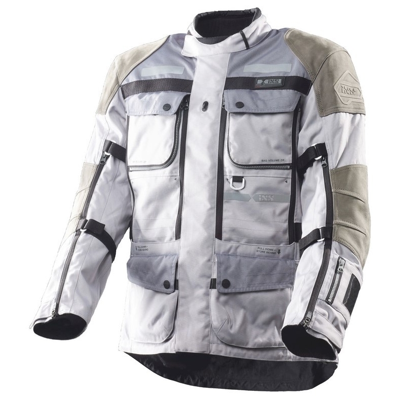 Motorkerékpár kabát iXS Montevideo-Air 2 szürke