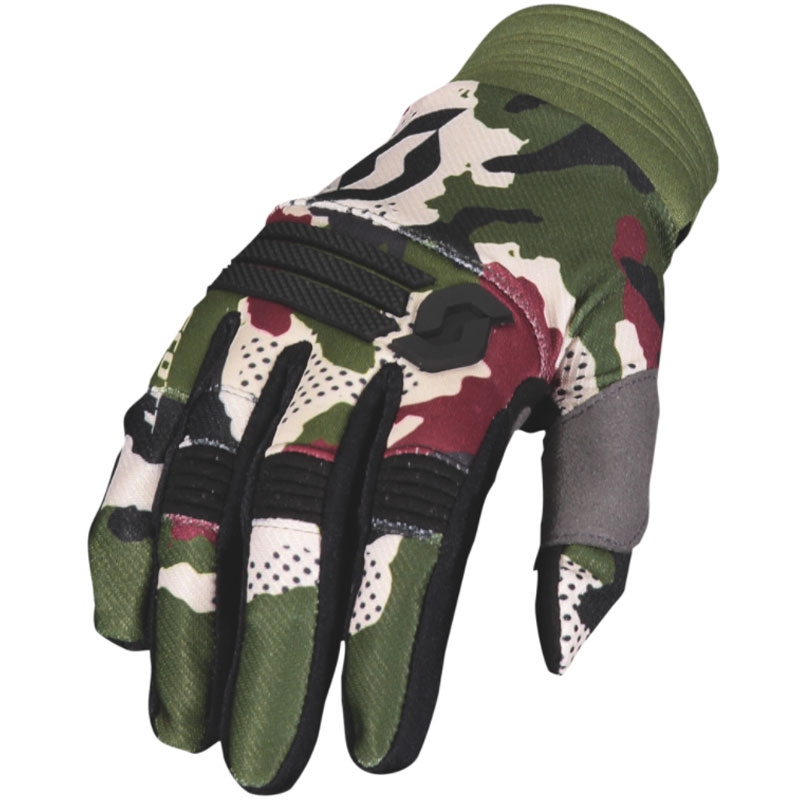 SCOTT X-PLORE motoros kesztyű camo zöld-homokos