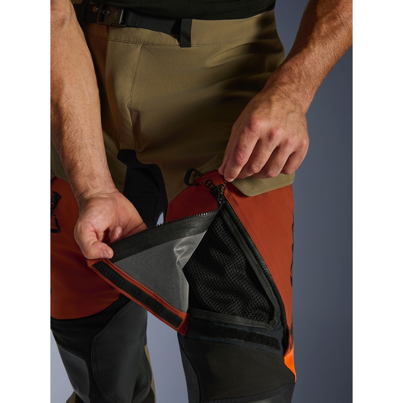Alpinestars Halo PRO Drystar XF motoros nadrág világosbarna–sötétnarancs–fekete