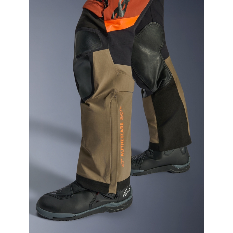 Alpinestars Halo PRO Drystar XF motoros nadrág világosbarna–sötétnarancs–fekete
