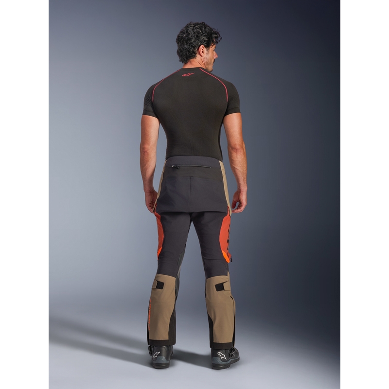 Alpinestars Halo PRO Drystar XF motoros nadrág világosbarna–sötétnarancs–fekete